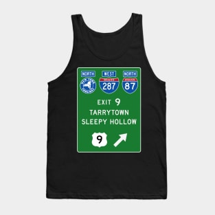 New York Thruway Northbound Exit 9: Tarrytown Sleepy Hollow US 9 Tank Top